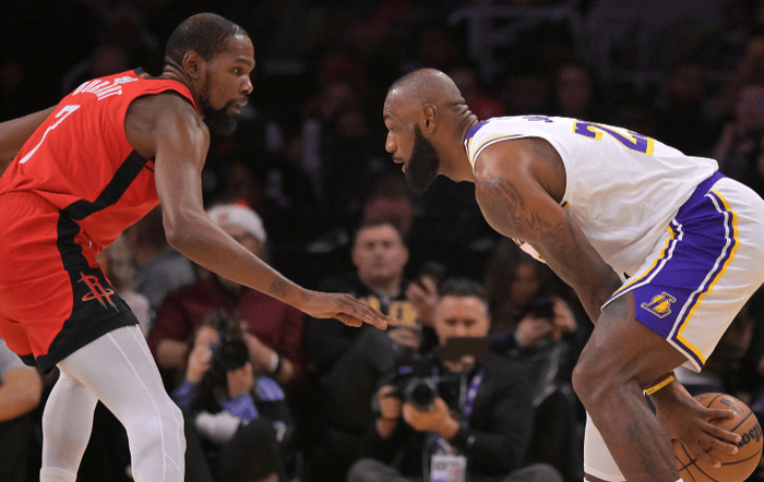 杜兰特季后赛对阵詹姆斯胜率超六成